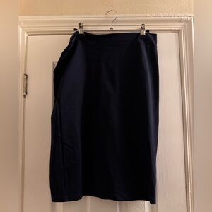 Navy blue pencil skirt - Urban Coco